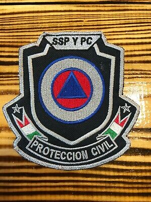 Mexico Patch Fire Firefighter Rescue Protection Civil - Original