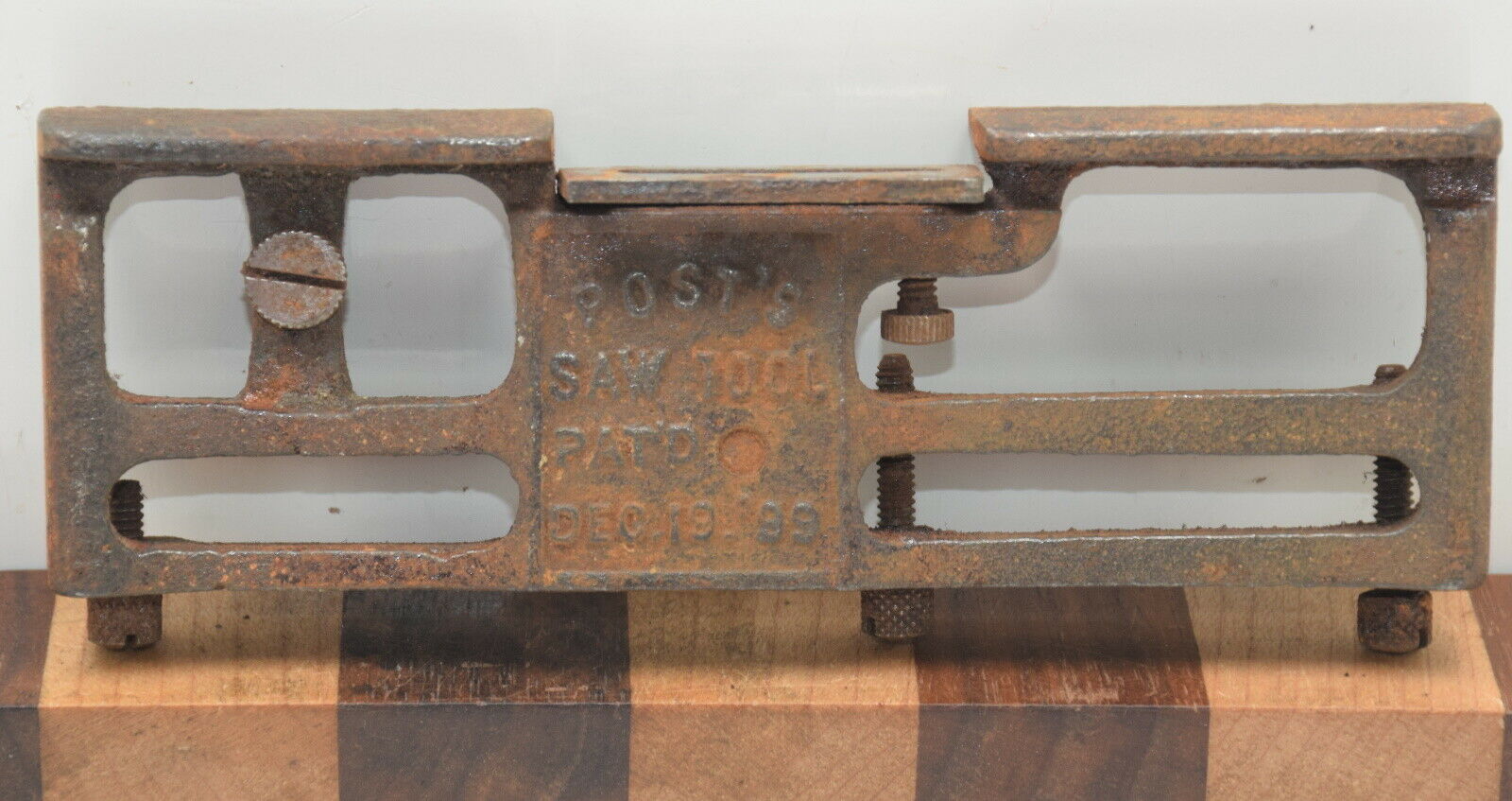 Vintage Post's Saw Tool Raker Gauge 1899 (j889)