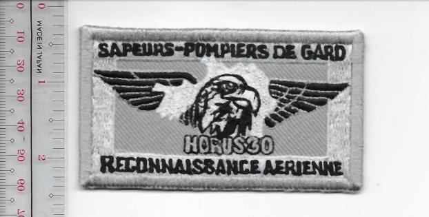 France Sapeurs Pompiers Du Gard Reconnaissance Aérienne French Fd Aviation Sm Gr