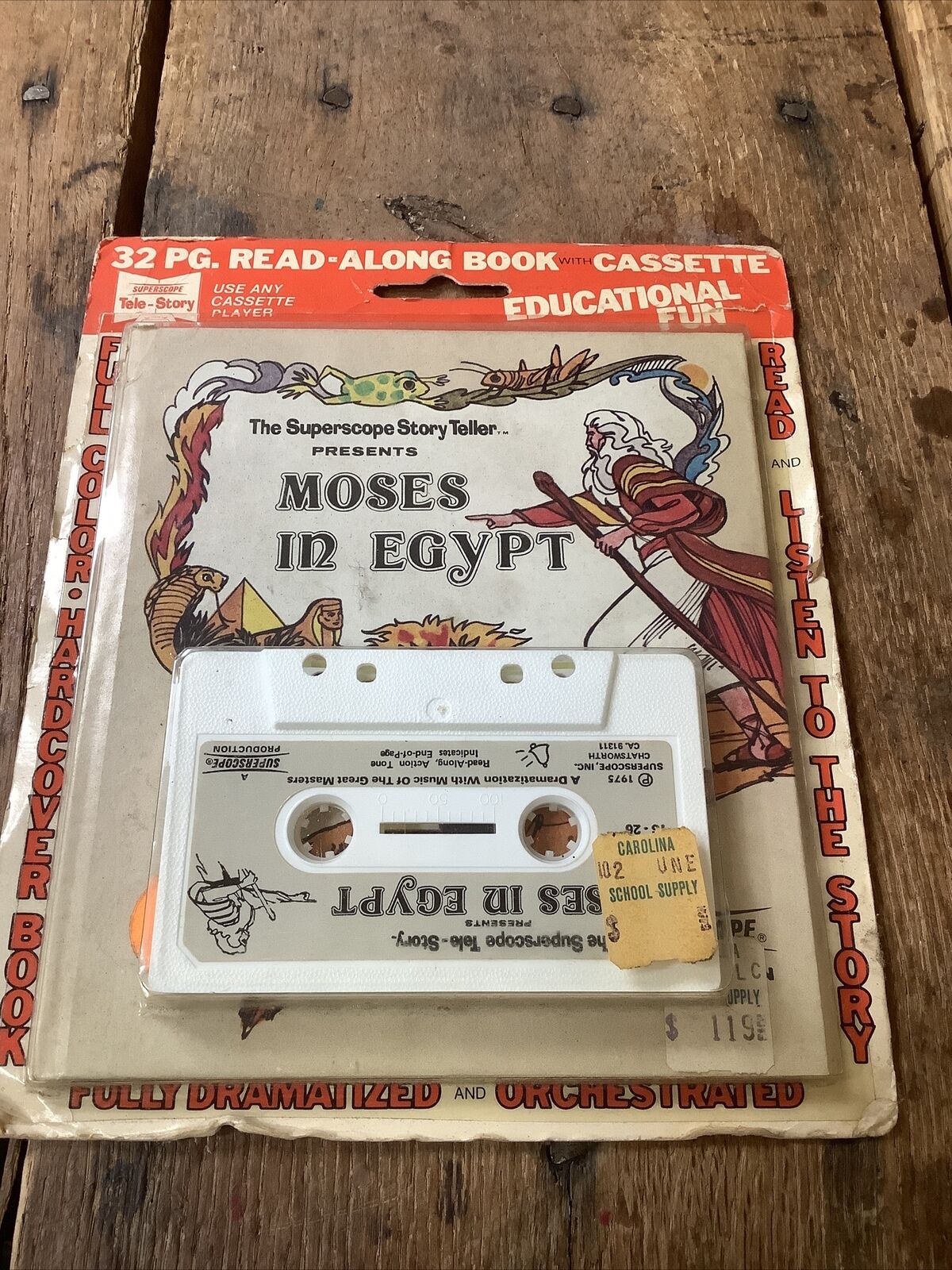 Vintage 1981 Superscope Tele-story Moses In Egypt New Old Stock