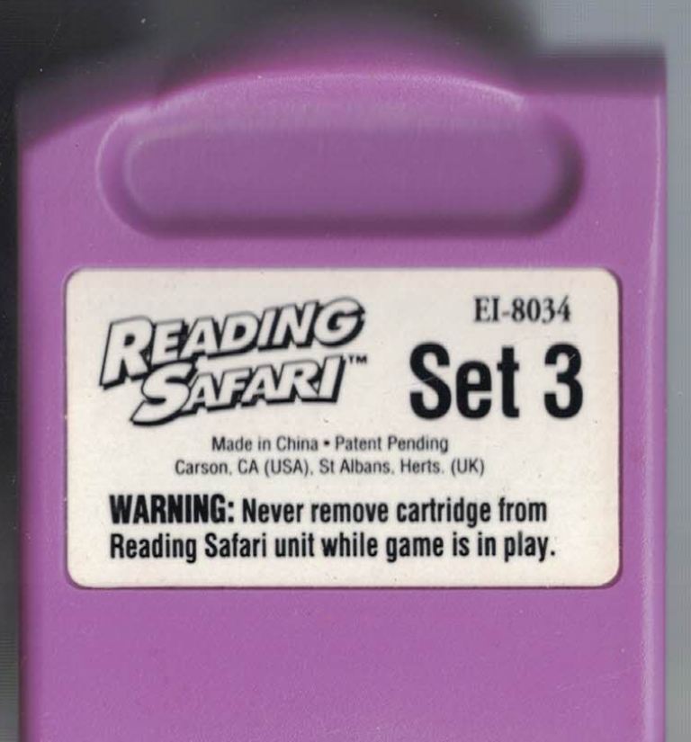 Reading Safari Set 3 Cartridge Only Word Builders Ei-8034 For Ages 6-8 Education