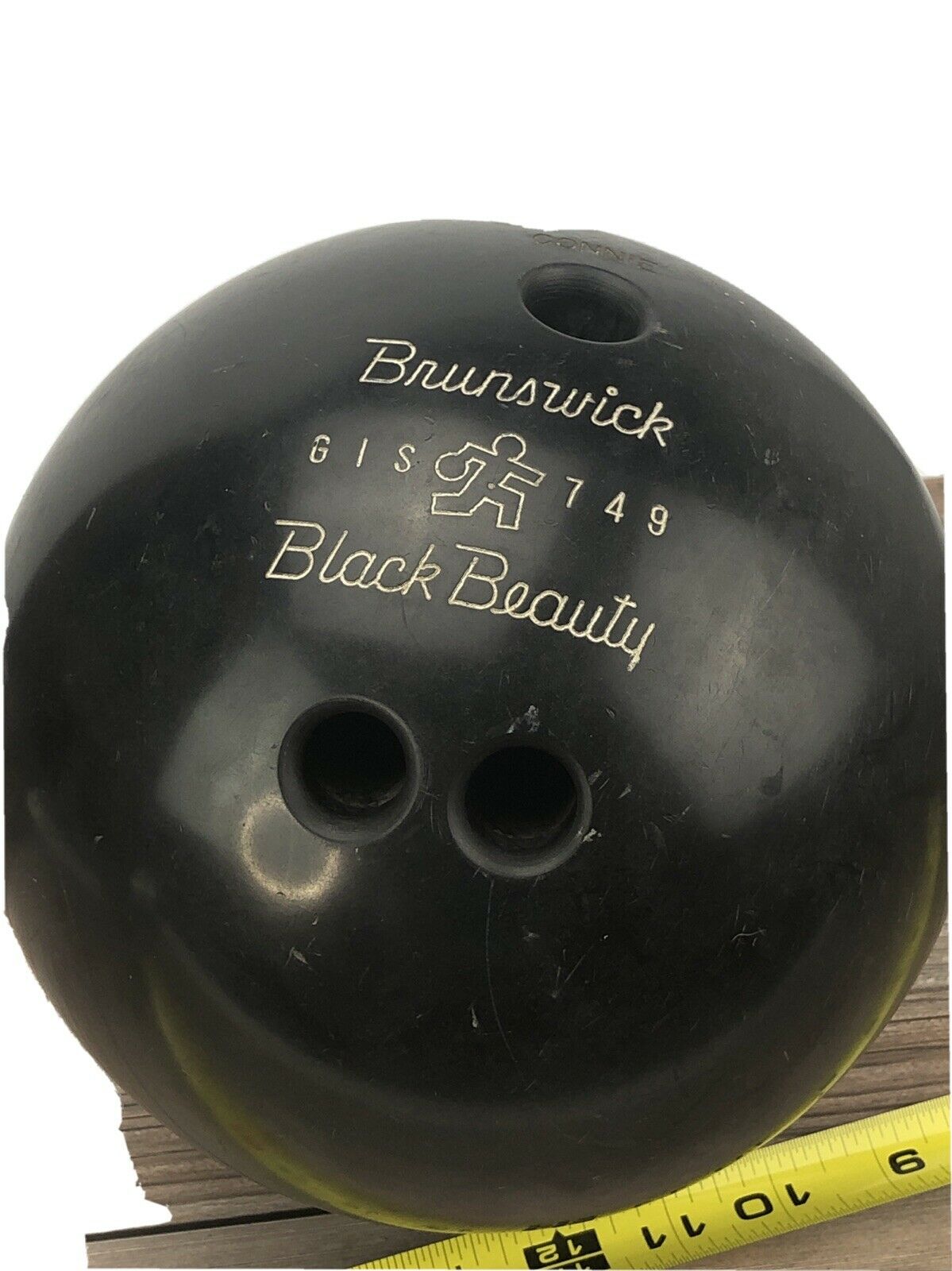 Vintage Bowling Ball Vintage Brunswick Black Beauty Bowling Ball 15lbs