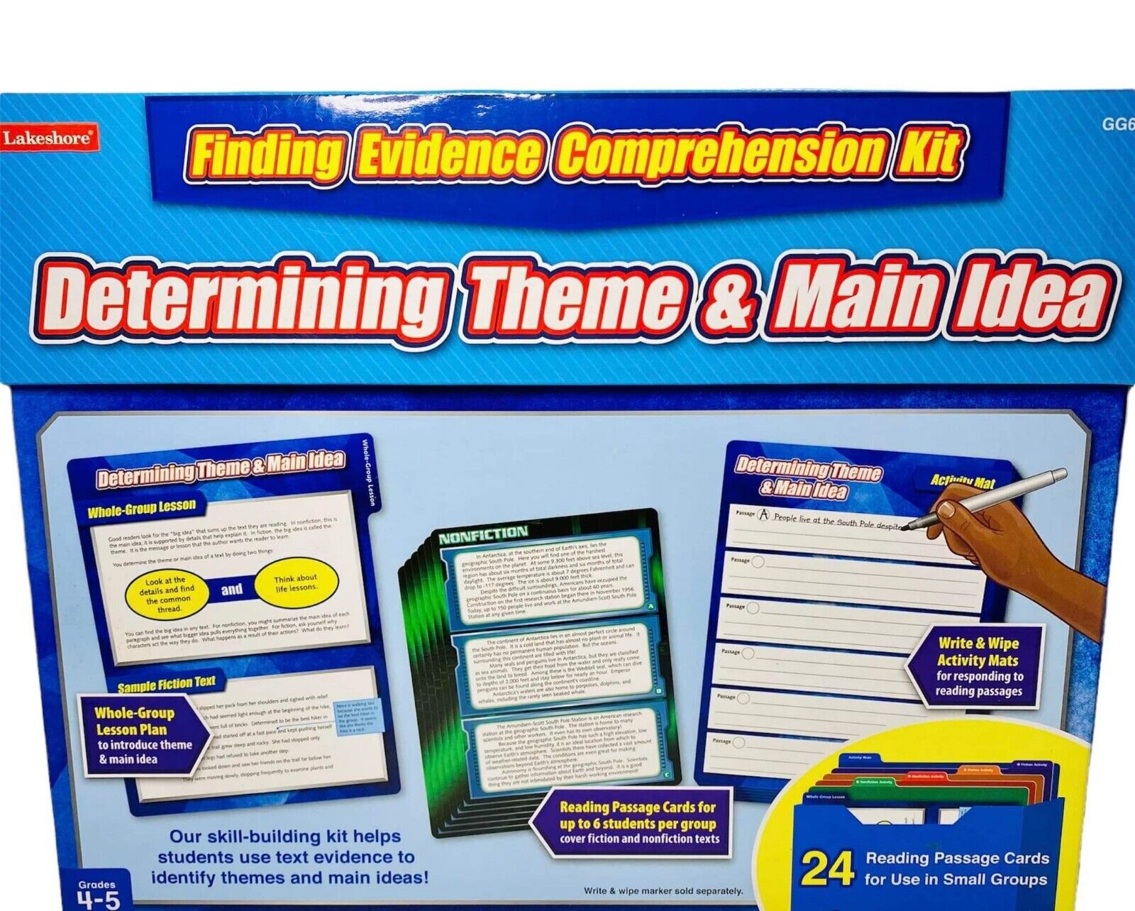 Lakeshore Finding Evidence Comprehension Kit Determining Theme And Main Idea