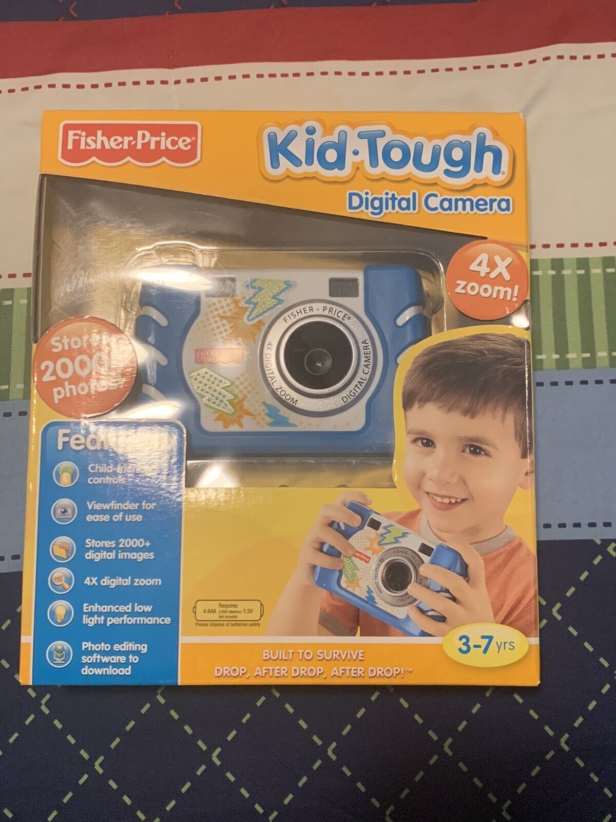 Fisher-price Kid Tough Digital Camera Blue 2011 New