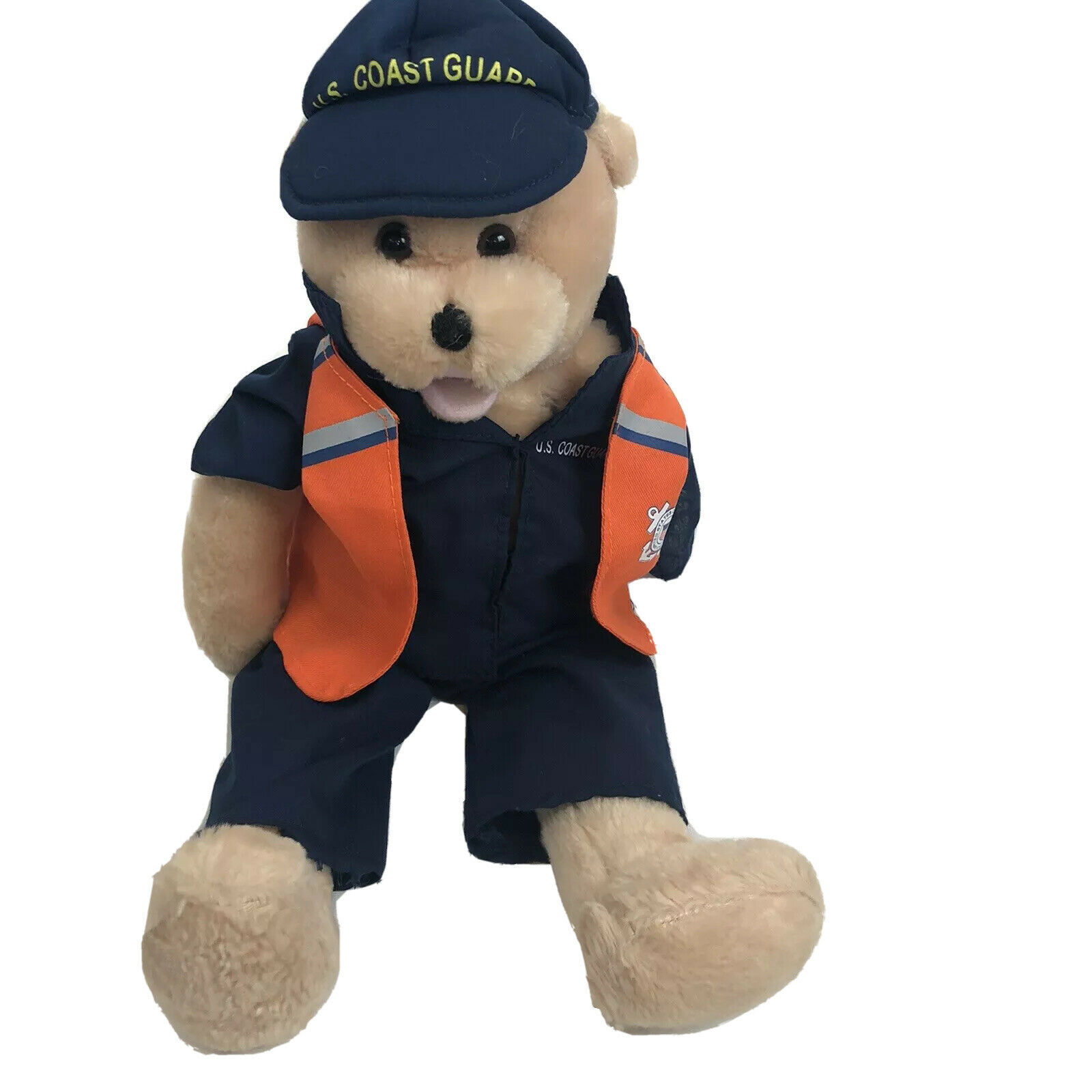 Us Coast Guard Musical Teddy Bear Semper Paratus Military 13 Inches