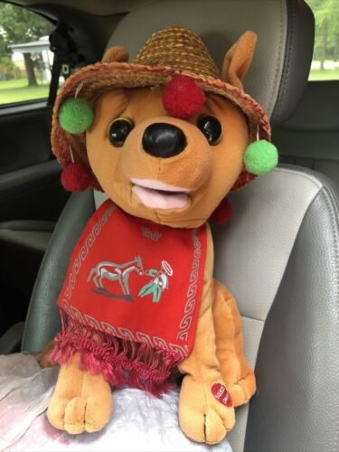 Chantilly Lane 10" Pancho Animated Sings Feliz Navidad Pre-owned With Tags