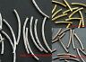 40/60/100pcs Silver/gold/copper Long Tube Spacer Beads Jewelry Making