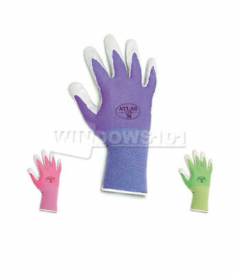 6 Pairs Atlas Showa 370 Nitrile Gloves Garden Work Paint Landscaping (any Color)