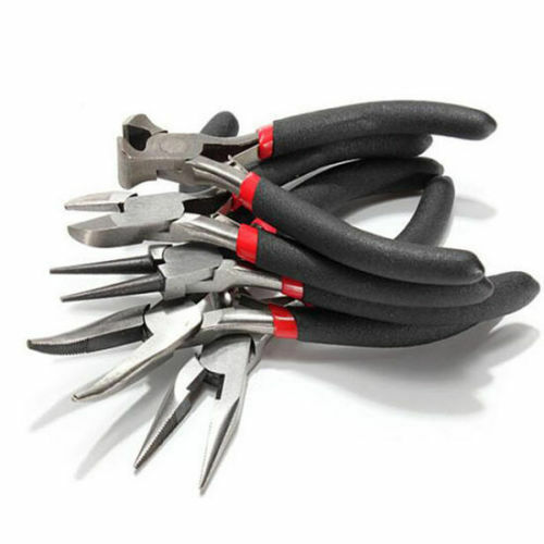 5pcs  Plier Jewelers Pliers Set Jewelry Making Beading Wire Wrapping Hobby Tools